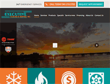 Tablet Screenshot of executivecooling.com